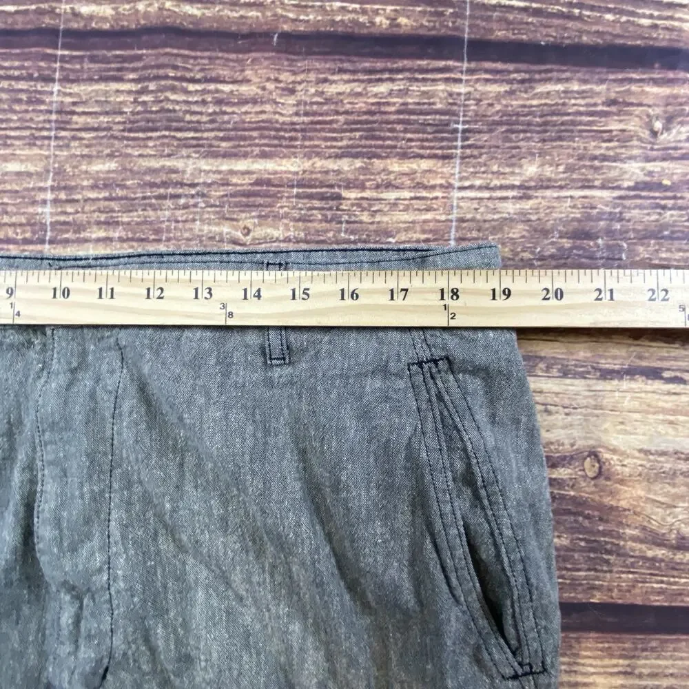 Levi Strauss Gray Cargo Shorts Mens 38 Utility Outdoor Ripstop Waterless Pockets